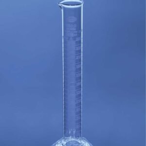 Glassco Class A Measuring Cylinder Hexagonal Base DIN EN ISO 4788 — Varen Scientific Ireland