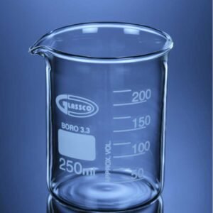 Glassco Low Form DIN Graduated Borosilicate Laboratory Glass Beaker — Varen Scientific Ireland