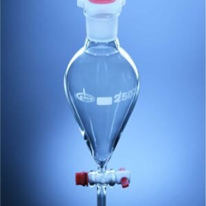 Glassco Pear Shape Separating Funnel PTFE Stopcock ISO — Varen Scientific Ireland