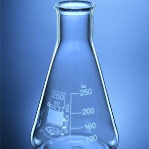 Glassco Narrow Mouth Erlenmeyer Flask DIN Graduated