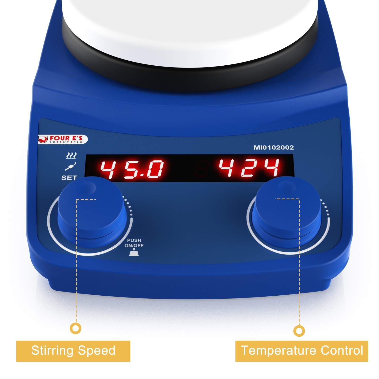 Four E's Scientific MI0102002 5-inch digital magnetic hotplate stirrer Ireland - 7