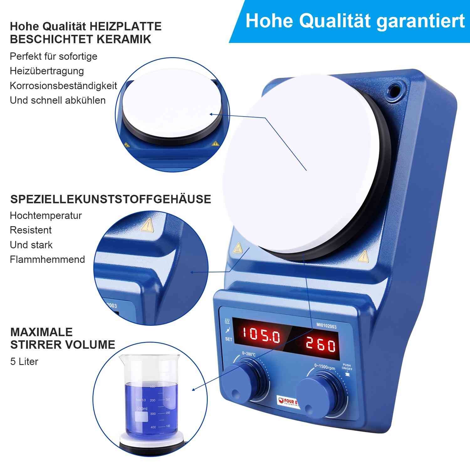 Four E's Scientific MI0102003 economy magnetic hotplate stirrer Ireland-5