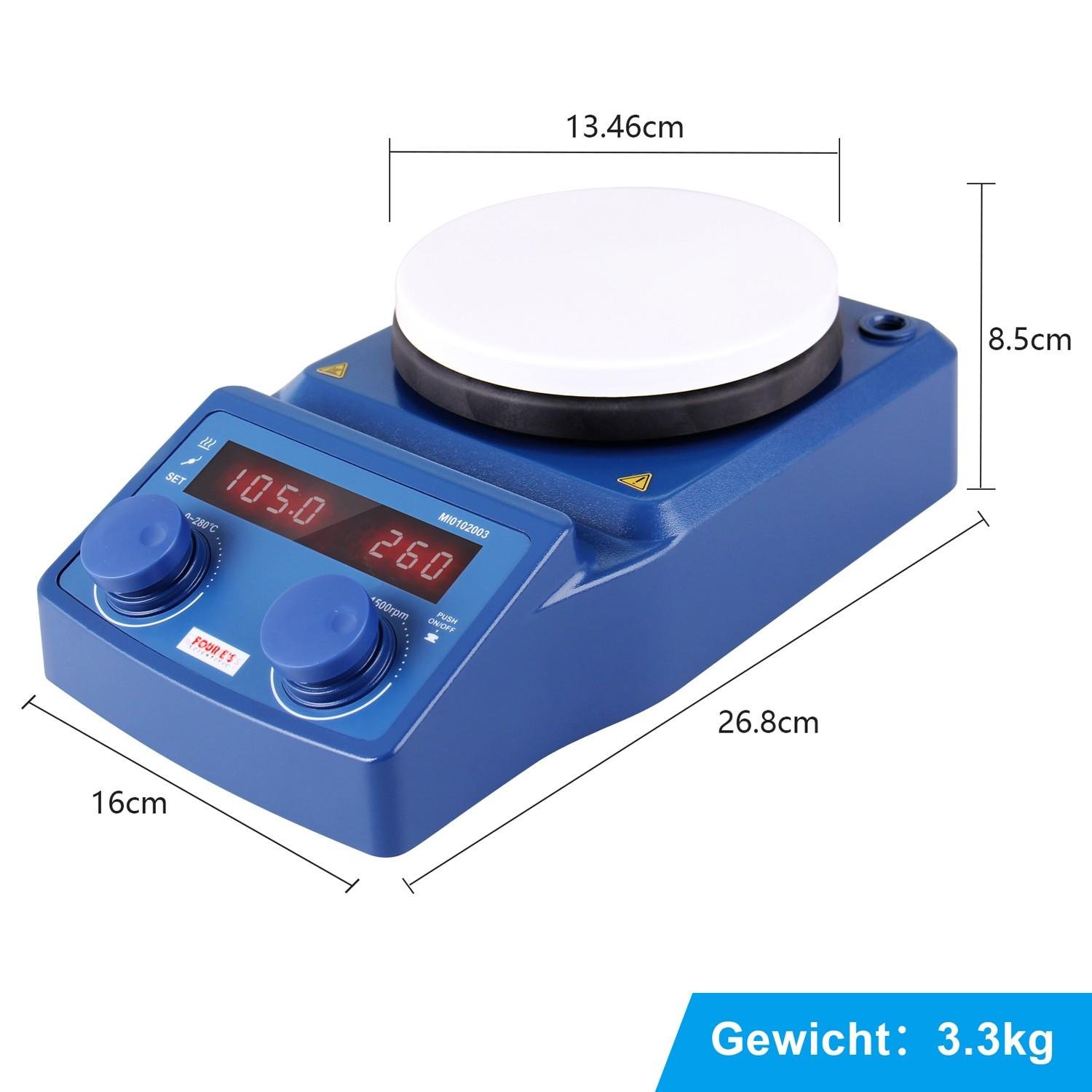 Four E's Scientific MI0102003 economy magnetic hotplate stirrer Ireland-3